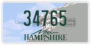 34765  license plate in NH