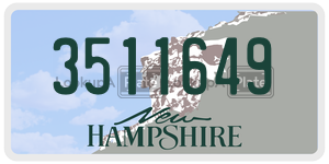 3511649  license plate in NH