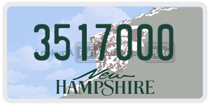 3517000  license plate in NH