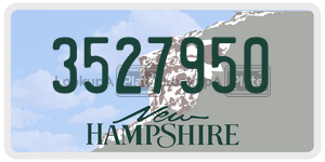 3527950  license plate in NH
