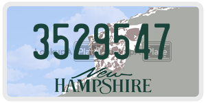 3529547  license plate in NH