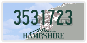 3531723  license plate in NH