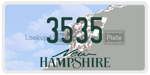 3535  license plate in NH
