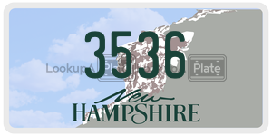 3536  license plate in NH