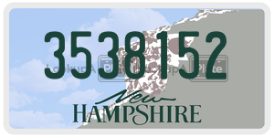 3538152  license plate in NH