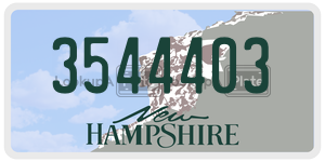 3544403  license plate in NH
