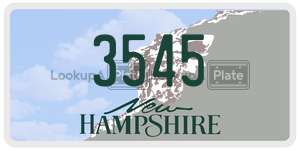 3545  license plate in NH