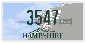3547  license plate in NH