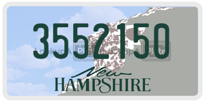 3552150  license plate in NH