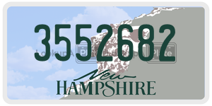 3552682  license plate in NH