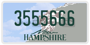 3555666  license plate in NH
