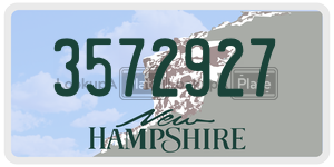 3572927  license plate in NH