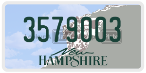 3579003  license plate in NH