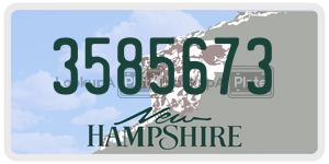 3585673  license plate in NH