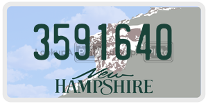 3591640 license plate in New Hampshire