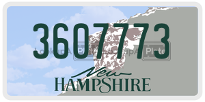 3607773  license plate in NH