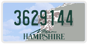 3629144  license plate in NH