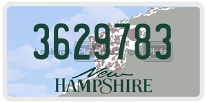 3629783  license plate in NH