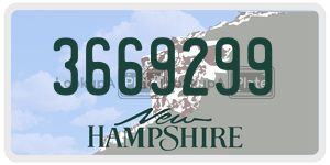 3669299  license plate in NH