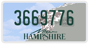 3669776  license plate in NH