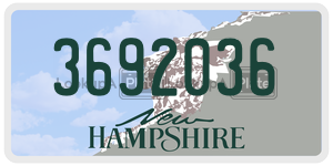 3692036  license plate in NH