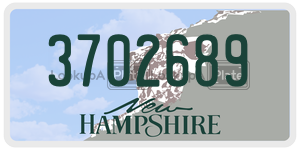 3702689  license plate in NH