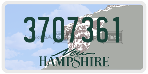 3707361  license plate in NH