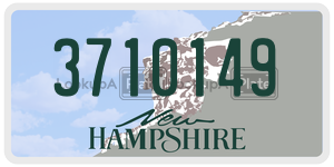 3710149  license plate in NH