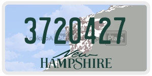 3720427  license plate in NH