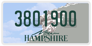 3801900  license plate in NH