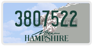 3807522 license plate in New Hampshire