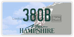 380B  license plate in NH