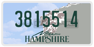 3815514  license plate in NH