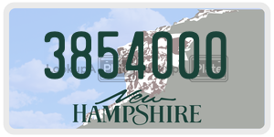 3854000  license plate in NH
