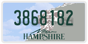 3868182  license plate in NH