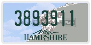 3893911  license plate in NH