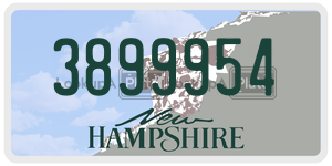 3899954  license plate in NH