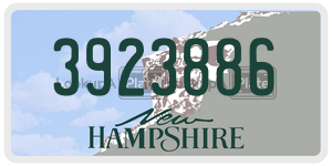 3923886  license plate in NH