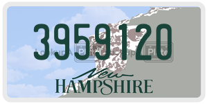 3959120  license plate in NH