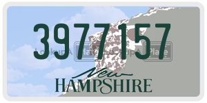 3977157 license plate in New Hampshire
