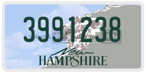 3991238  license plate in NH