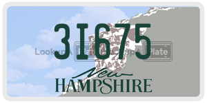 3I675  license plate in NH