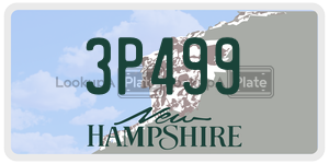 3P499  license plate in NH