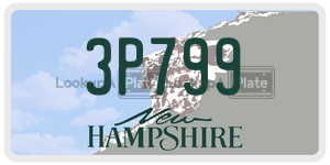 3P799  license plate in NH