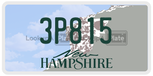 3P815  license plate in NH