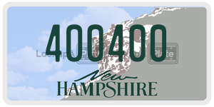 400400  license plate in NH