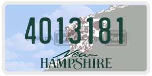 4013181  license plate in NH