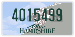 4015499  license plate in NH