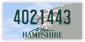 4021443  license plate in NH