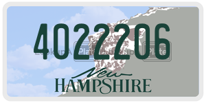 4022206  license plate in NH